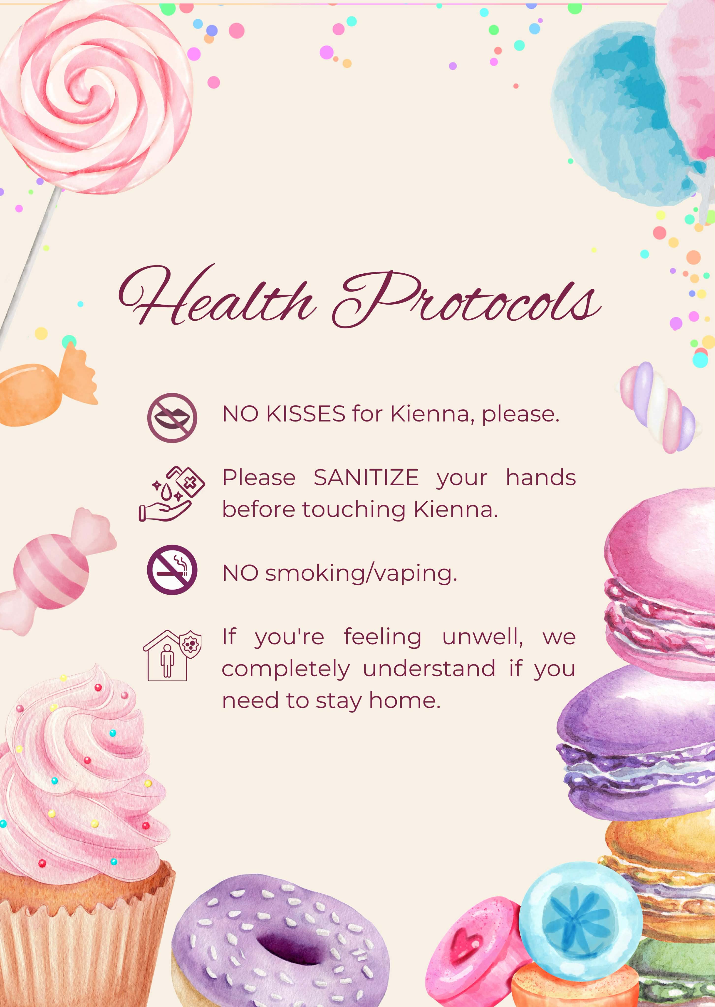 Health Protocol Reminder